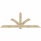 Ekena Millwork Redmond Rough Sawn Timber Gable Bracket, Douglas Fir, 108"W x 40"H x 6"D x 6"F, 9/12 Pitch GBW108X40X0606RED00RDF - alternate 1
